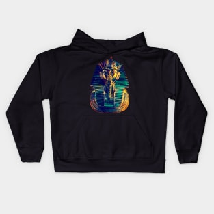 Mask of Tutankhamun Polypaint Kids Hoodie